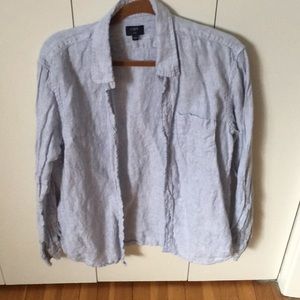 Linen J. Crew Linen Button-Up shirt
